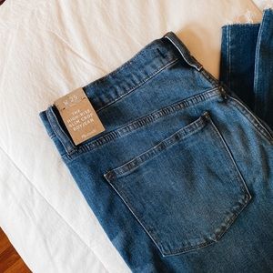 Madewell Jeans NWT. High-rise slim crop. Size 29.